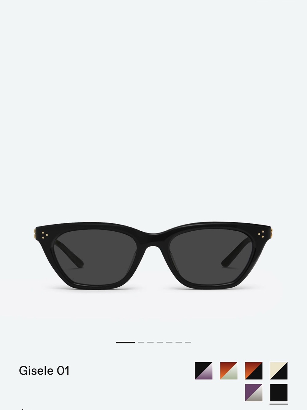 GENTLE MONSTER Gisele 01 COOKIE Sunglasses in Black